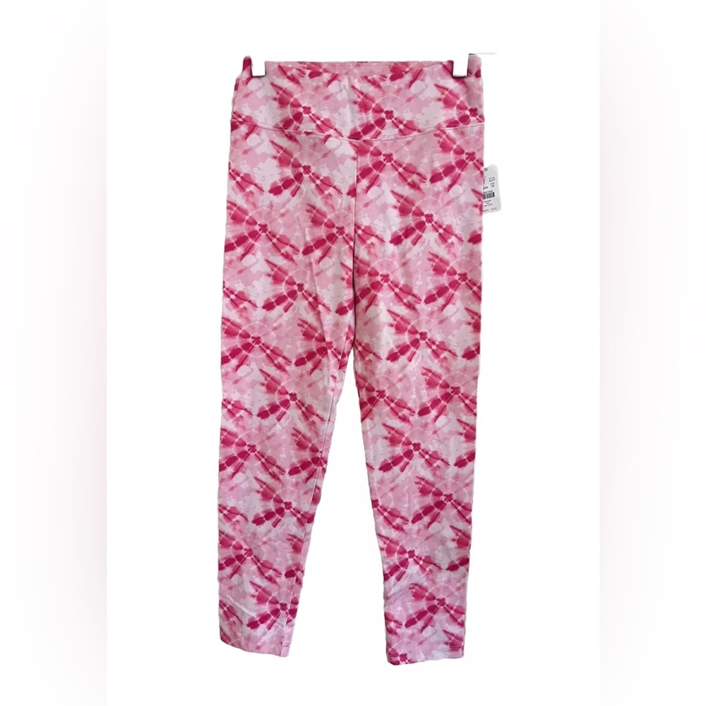 J. Crew cropped Tie Dye Pink printed pants